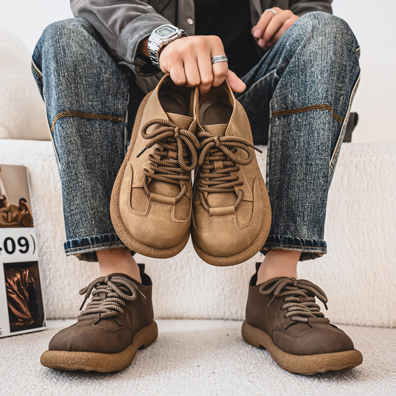 Leatherwork Designs - Zapatos informales para hombre, zapatos planos