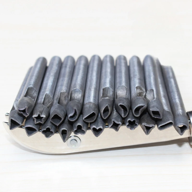 20 piezas de punzones de hierr - Leatherwork Machine reseña y precio
